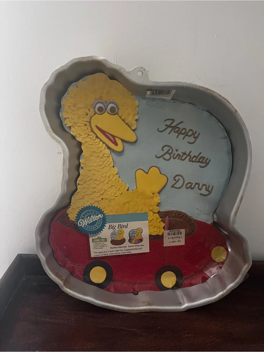 Vintage 1989 Wilton Big Bird Cake Pan - Yellow Big Bird Design Used